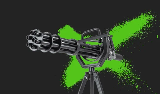 Скорострельный пулемёт Minigun-134